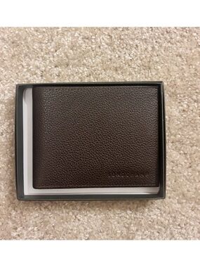 NEW Longchamp Men’s Leather Wallet